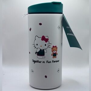 New Starbucks 2025 Holiday Hello Kitty 12oz Stainless Steel Travel Mug- Limited